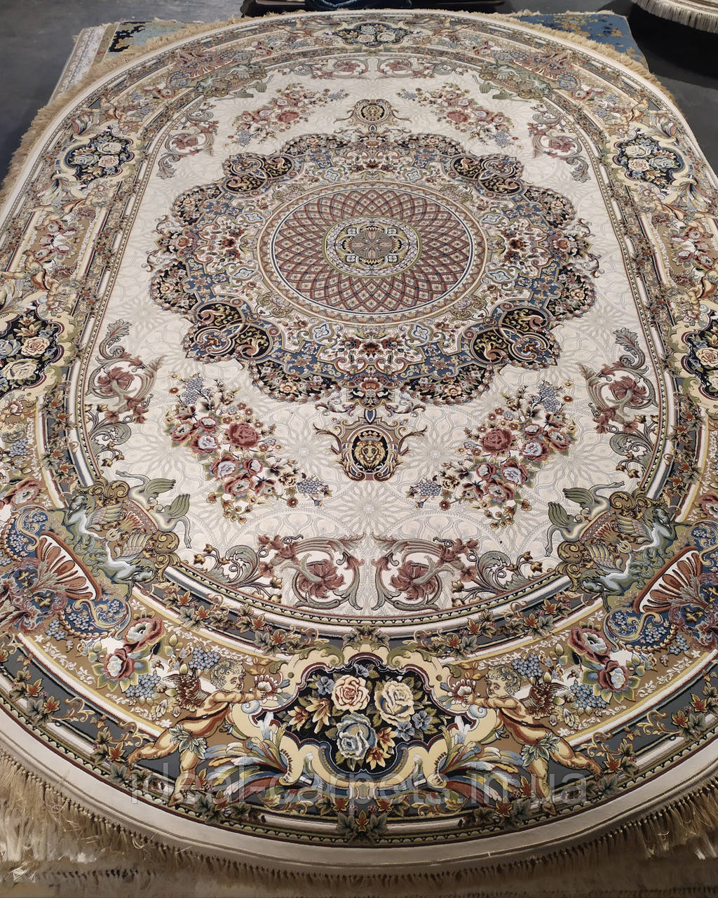 Килим персидський Zahedan 2.5х3.5м овал 0651 Cream