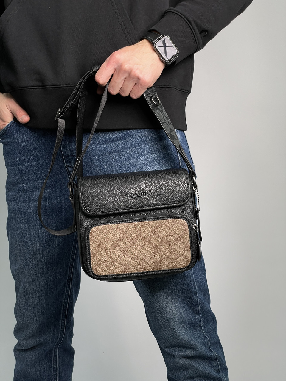 Чоловіча брендова сумка, фото 1