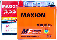 Аккумулятор мото 12v 9Ah 85A Maxion під болт (гелевой) Импульс Авто арт.IP6583