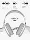 Бездротові Bluetooth навушники BOROFONE Elegant wireless headphones (BT5.3, AUX/TF, 12h). White, фото 7