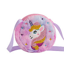 Маленька дитяча сумочка Єдиноріг різнобарвна для дівчинки/FS-2230
