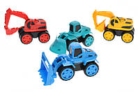 Набор игрушечных инерционных тракторов в кульке T27333