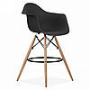 Стілець барний Тауер Eames, пластик, дерево, всі кольори, фото 2