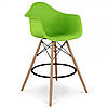 Стілець барний Тауер Eames, пластик, дерево, всі кольори, фото 7