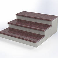 Гранітні поліровані сходи