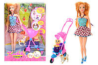 Кукла "Каibibi" с коляской и собачками BLD125 р.22*32,5*6см