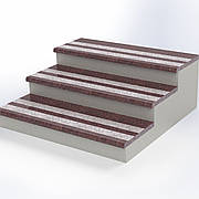 Сходи з Токівського граніту з термосмугою 1000×300×20