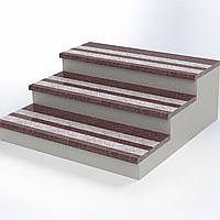 Сходи з Токівського граніту з термосмугою 1000×300×20