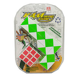Кубик зі змійкою Bambi T1157-3 в блістері Зелений, World-of-Toys