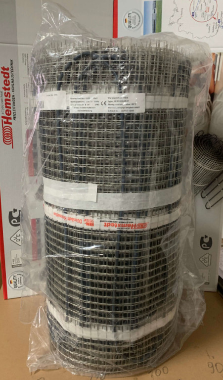 Нагрівальний мат HEMSTEDT Comfort Di Si H 10 м.кв / 1500 Вт (Німеччина)