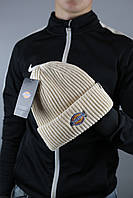 Шапка Dickies унисекс, шапка с универсальным размером 50-60 см. Бежевый
