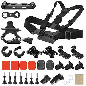 Кріплення на мотоцикл для екшн-камери шолом кермо алюміній AC Prof HQS-NEW-KIT-M06