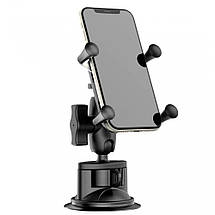 Кріплення на мотоцикл для екшн камери дзеркало кермо присосок AC Prof HQS-B68, фото 5