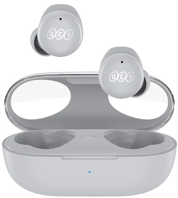 Навушники Безпровідні TWS (Bluetooth) QCY T17s Gray, фото 1