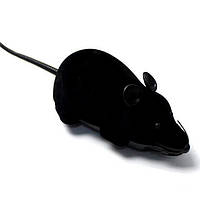 Радиоуправляемая мышка на пульте управления для кошек и собак Mice Prank Черный