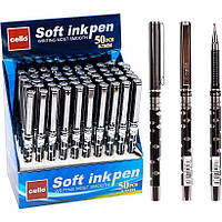 Ручка шариковая на масляной основе чёрная Soft ink Cello CL281-50 в упаковке 50 шт