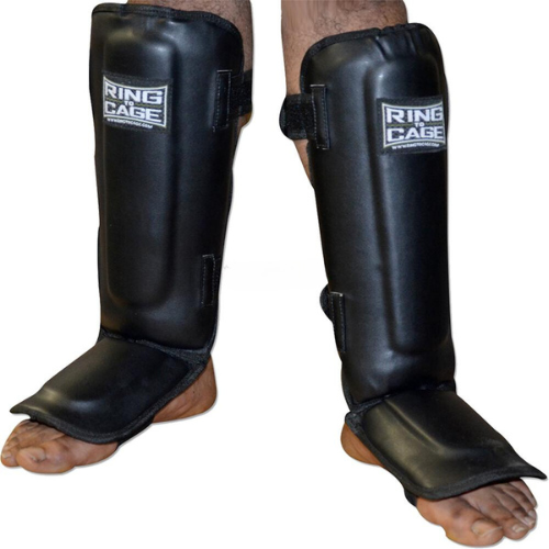 Щитки для захисту гомілки та стопи RING TO CAGE. Захист для тайського боксу RC14, фото 1