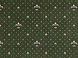 Ковролін зелений класичний з ліліями WELLINGTON 4957 40, фото 4
