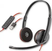 Проводная гарнитура (наушники) Plantronics Blackwire C3220 USB-A