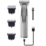 Тример Adler AD 2836 (100 Вт, до 300хв роботи, керамічні ножі з титановим покриттям, 4 насадки), фото 3