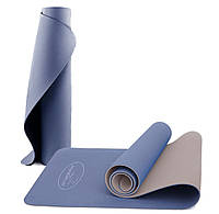 Килимок для йоги та фітнесу PowerPlay 4150 TPE Premium Performance Mat Синій (183x61x0.6) 003
