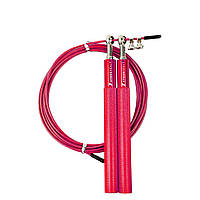 Скакалка швидкісна 4yourhealth Jump Rope Premium 3м металева на підшипниках 0194 Червона 059