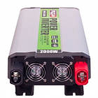 Перетворювач напруги 2000W 12V-220V USB-5VDC2.0A Pulso IMU-2020, фото 4