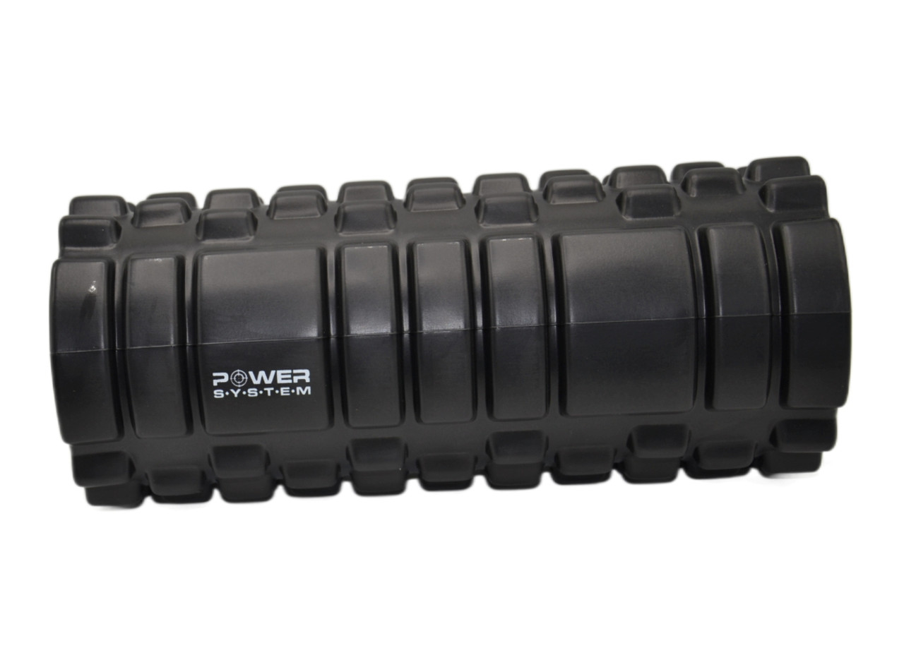 Масажний ролик (роллер) Power System PS-4050 Fitness Foam Roller Black/Orange (33x15см.) 043 - фото 4 - id-p2033037356