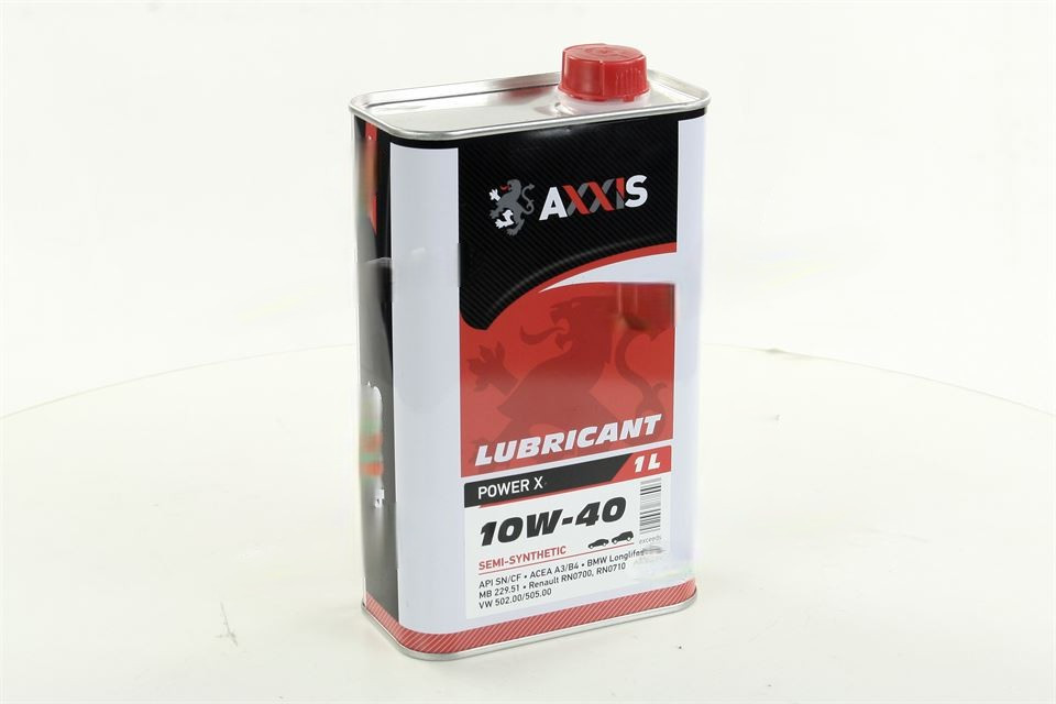 Масло моторн. AXXIS 10W-40 Power Х (Канистра 1л) 48021043878