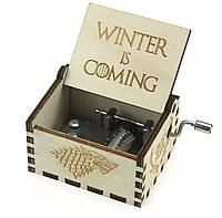 Музыкальная шкатулка винтажная Игра Престолов Winter Coming 5325 белая MS