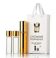 Мини-духи с ферoмонами мужские Yves Saint Laurent L'Homme 3х15 мл