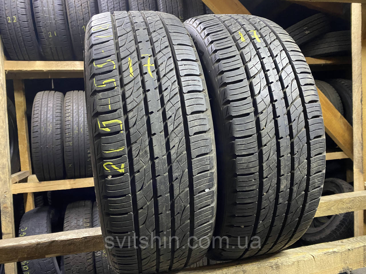 Літні шини 215/55R18 Kumho1 Crudgen 6.5мм 2шт, фото 1