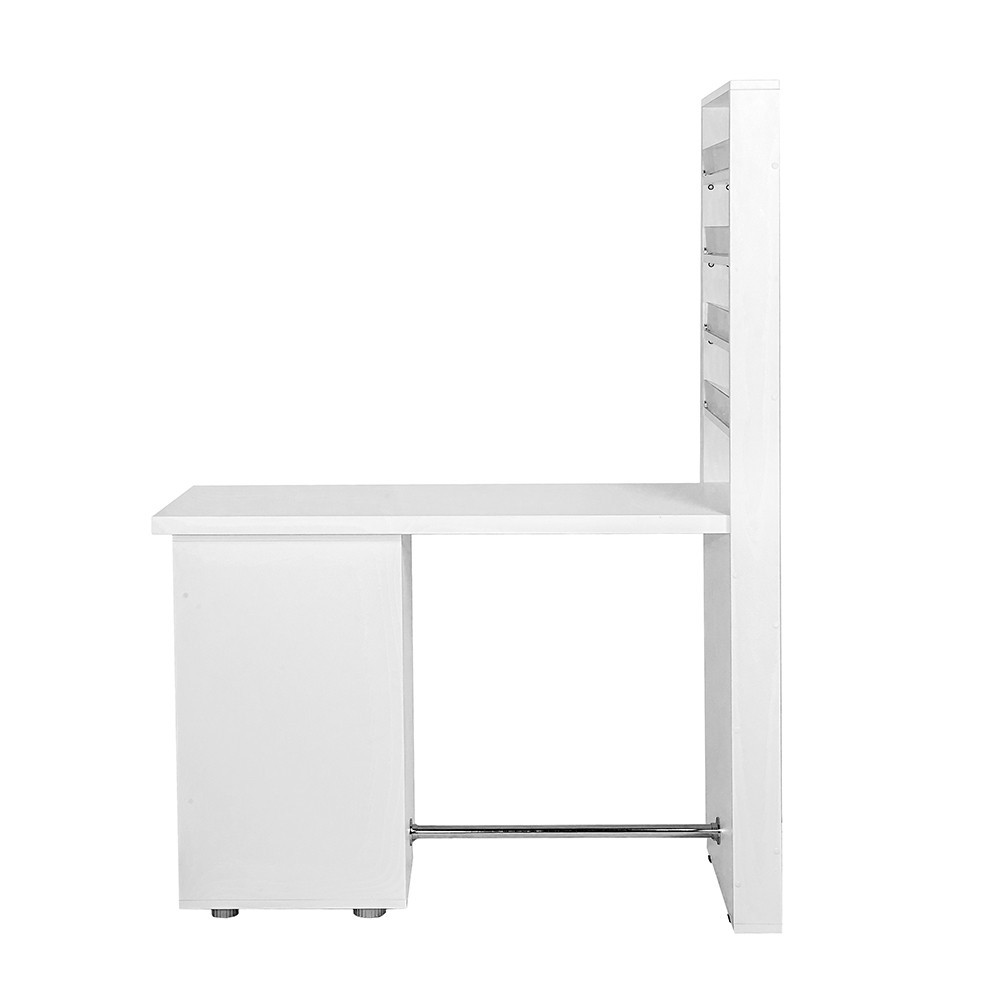 Маникюрный стол Гулливер белый ,3 выдвижных ящика , полочки под лак - фото 3 - id-p2033061064