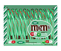 Леденцы M&M's Chocolate Mint Flavored Candy Canes 150g