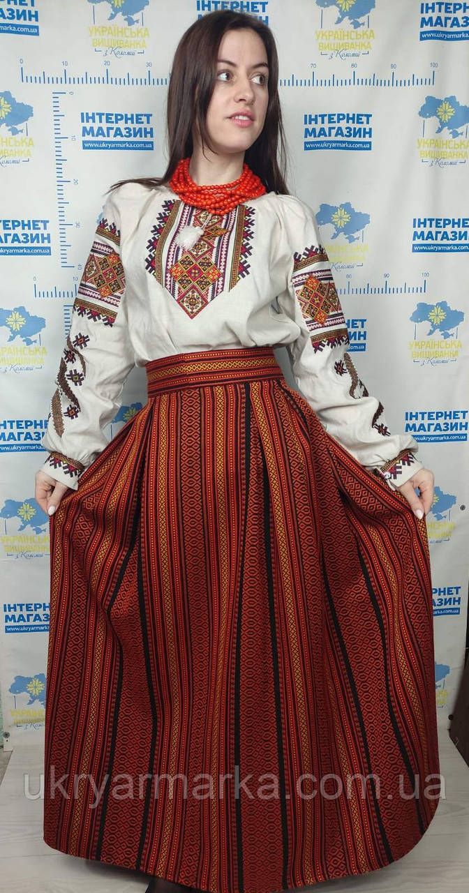 Сценічний гуцульський вишитий костюм "Оріяночка"