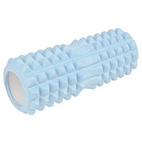 Масажний ролик (роллер) U-POWEX EVA foam roller (33x14см.) Type 2 Blue 023
