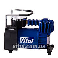 Компрессор VITOL 150psi/15Amp/40л/прикуриватель/автостоп