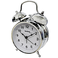 Часы Настольные Кварцевые в спальню Будильник для дома Technoline Modell DGW Metallic (Modell DGW)