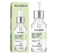 Сыворотка для лица на основе гликолевой кислоты Hollyskin Glycolic AHA Acid Serum, 30 мл