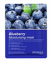 Маска для лица BIOAQUA Blueberry Moisturizing Mask с экстрактом черники увлажняющая 25 г