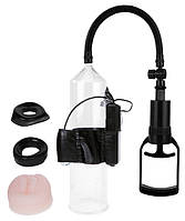 Вакуумна помпа для збільшення пеніса з вібростимуляцією BAILE - Penis Enlargement System 9,8'', BM-010067