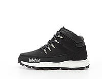 Мужские зимние кроссовки Timberland Boots Winter (черные) высокие повседневные ботинки 14511 Тимберленд