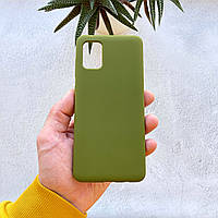 Чехол на Samsung Galaxy A51 Silicone Case зеленый силиконовый / для Самсунг Гелекси А51