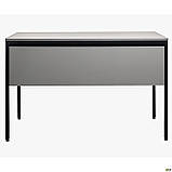 Стіл письмовий Осло (1187х600х750Н) чорний графіт, Сірий Шифер, ТМ Амф, фото 3