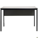 Стіл письмовий Осло (1187х600х750Н) чорний графіт, Сірий Шифер, ТМ Амф, фото 4