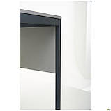 Стіл письмовий Осло (1187х600х750Н) чорний графіт, Сірий Шифер, ТМ Амф, фото 7