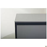 Стіл письмовий Осло (1187х600х750Н) чорний графіт, Сірий Шифер, ТМ Амф, фото 8