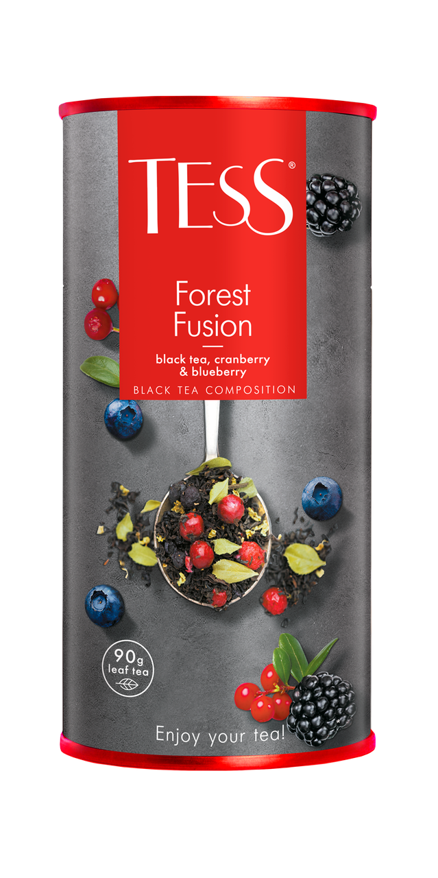 Чай Tess листовий у подарунковому тубусі Forest Fusion 90г