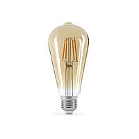 LED лампа Filament 6W E27 2200K бронза