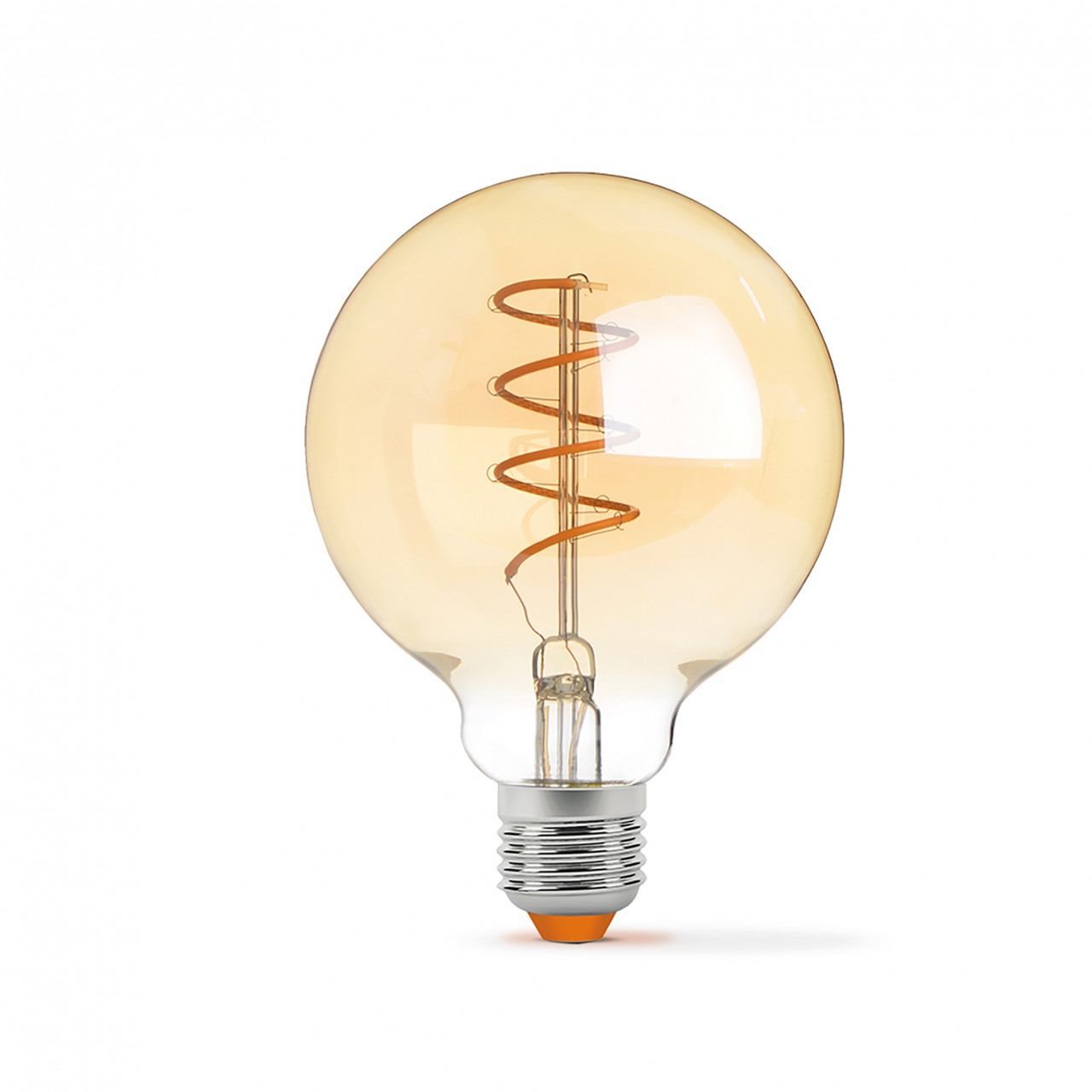LED лампа Filament G95FASD 5W E27 2200K дімерна бронза
